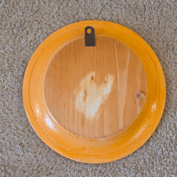 Hand-painted wooden wall plate, folk art, 23 cm - Picture 4 of 4